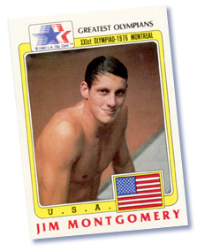 Jim Montgomery's Olympiad Trading Card